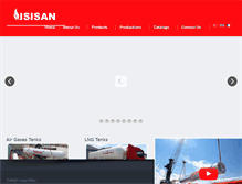 Tablet Screenshot of isisan.com.tr